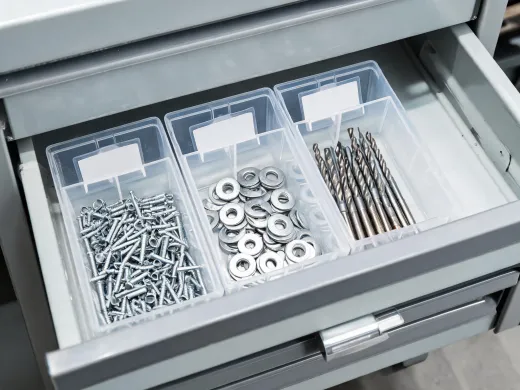 Stack-On drawer organizer trays