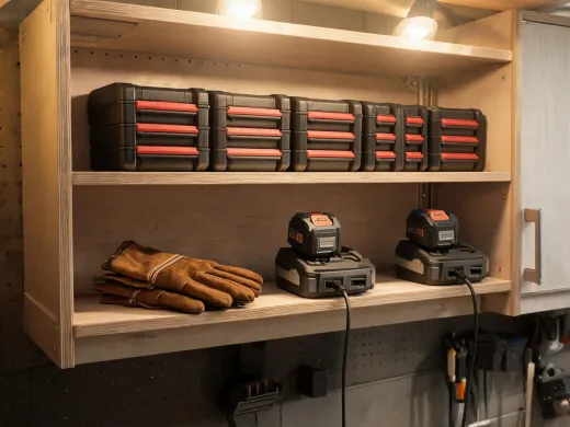 Stack-On garage storage cabinet